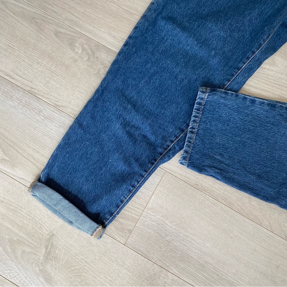 Mango High-Waist Straight Leg Slouchy Jeans - Picture 6 of 12